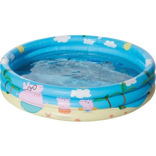 Peppa Pig - Zwembad met 3 ringen (100x23cm)