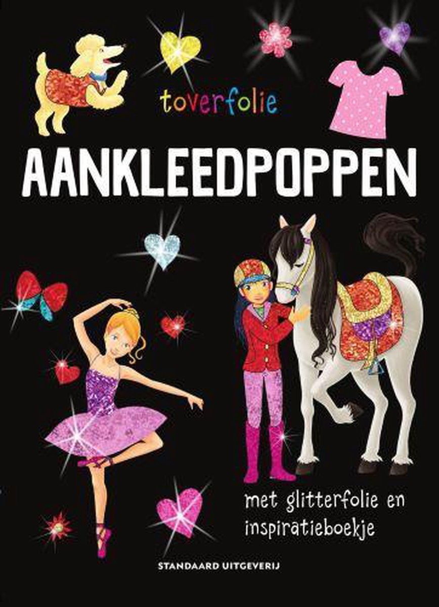 Toverfolie - Aankleedpoppen (met glitterfolie en inspiratieboekje)