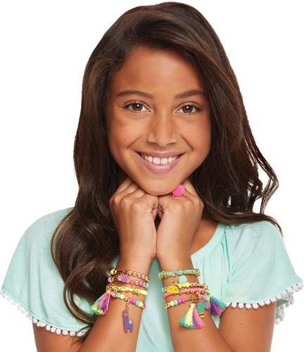 Make it Real - Neonarmband met bedeltjes - Afbeelding 3
