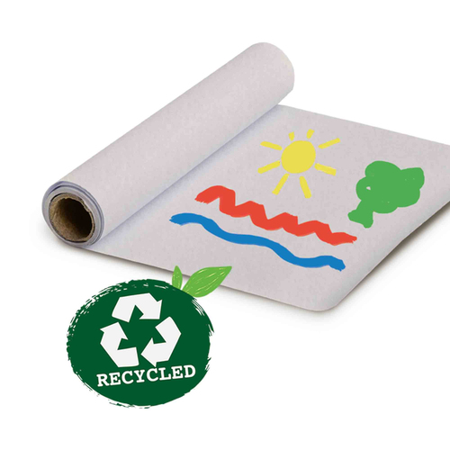 SES Creative - ECO Vingerverf set met kliederschort 100% recycled - Afbeelding 4