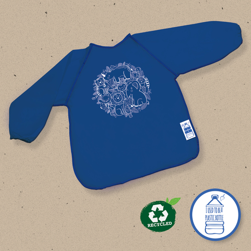 SES Creative - ECO Vingerverf set met kliederschort 100% recycled - Afbeelding 7