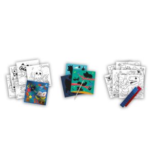 SES Creative – Doe kleurboek metallic 3-in-1