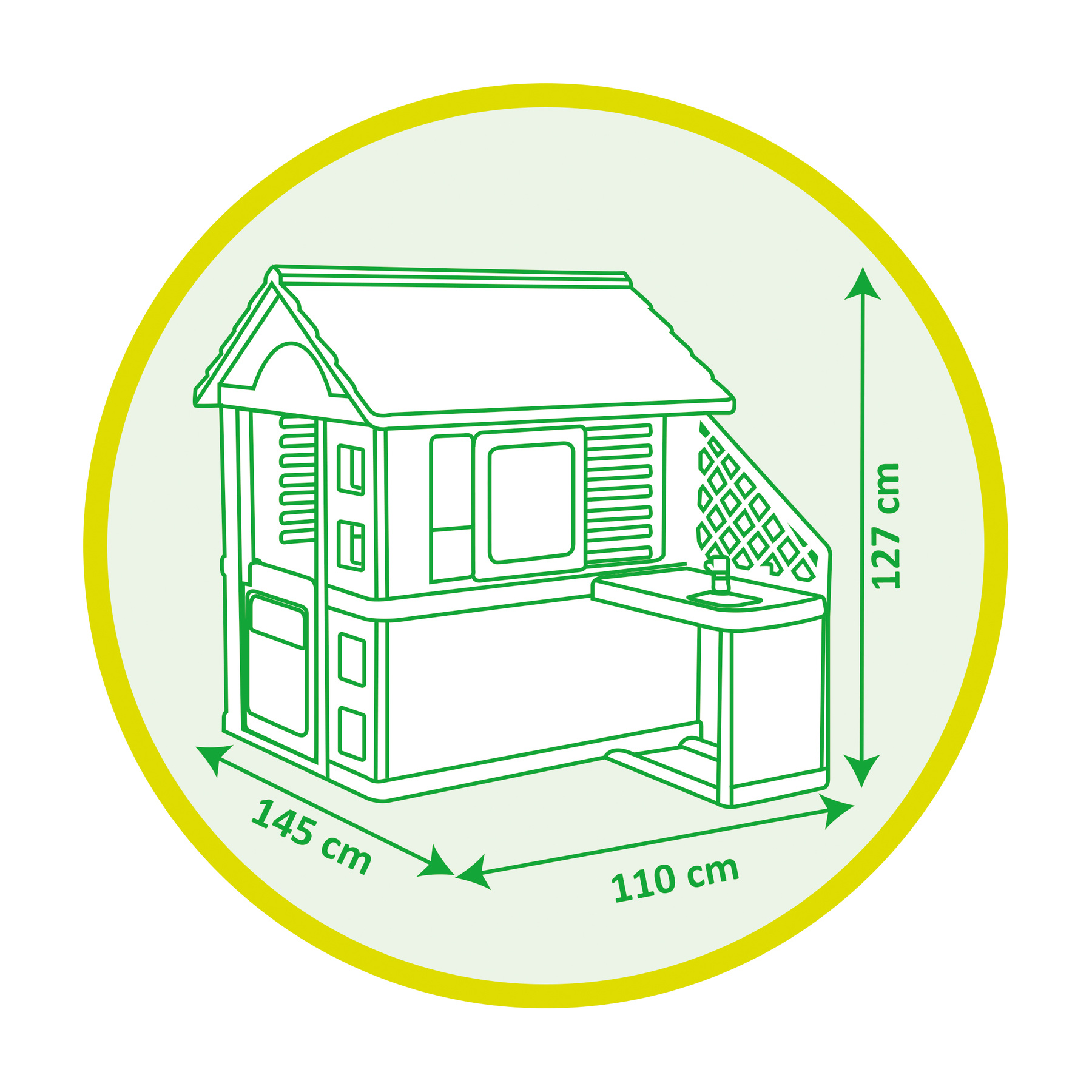 Smoby Pretty speelhuis + zomerkeuken - Afbeelding 6