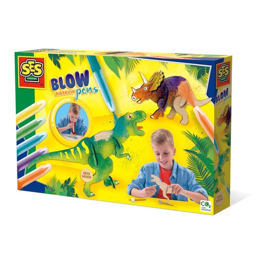 SES Creative - Blow airbrush pens - Dino's