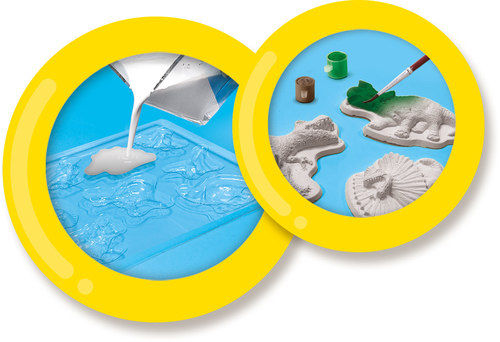 SES Creative - Gieten en schilderen - Dinowereld - Afbeelding 3
