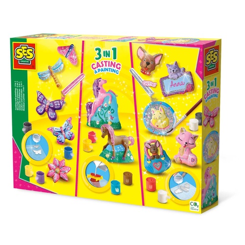 SES Creative - Gieten en schilderen - 3-in-1