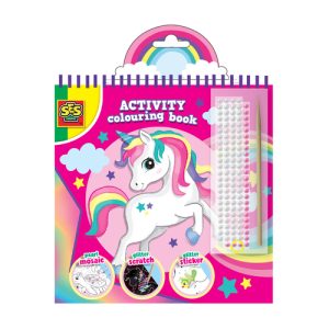 SES Creative – Doe kleurboek glitter 3-in-1