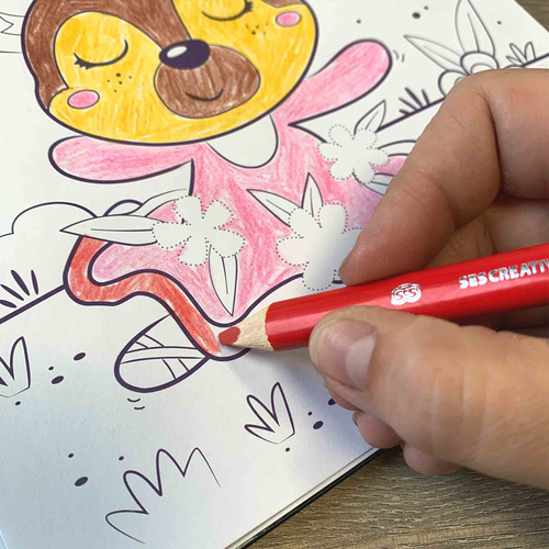SES Creative - Doe kleurboek glitter 3-in-1 - Afbeelding 4