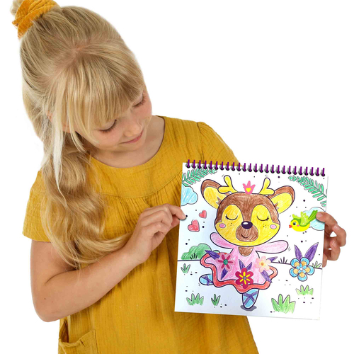 SES Creative - Doe kleurboek glitter 3-in-1 - Afbeelding 7