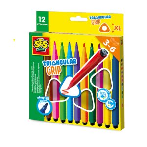 SES Creative – Driehoek grip stiften