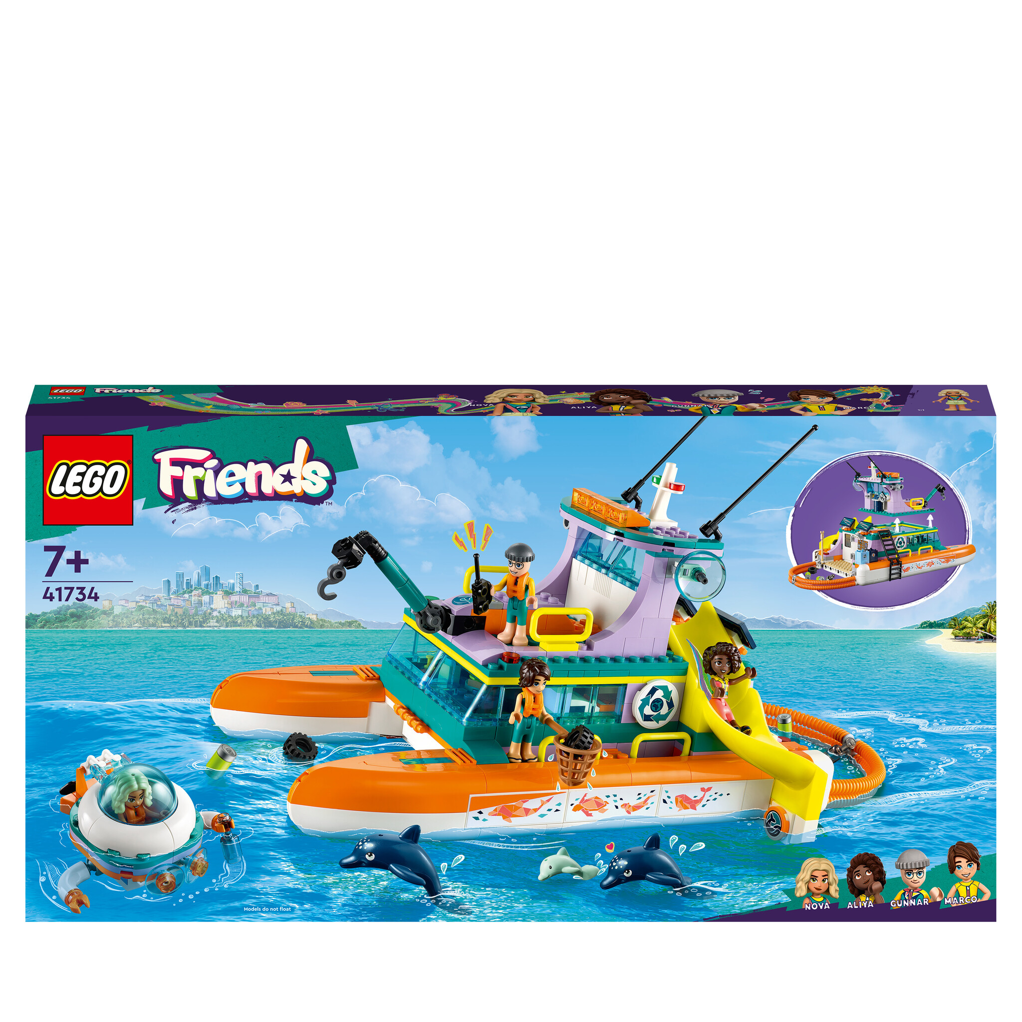 LEGO Friends Reddingsboot op zee - 41734