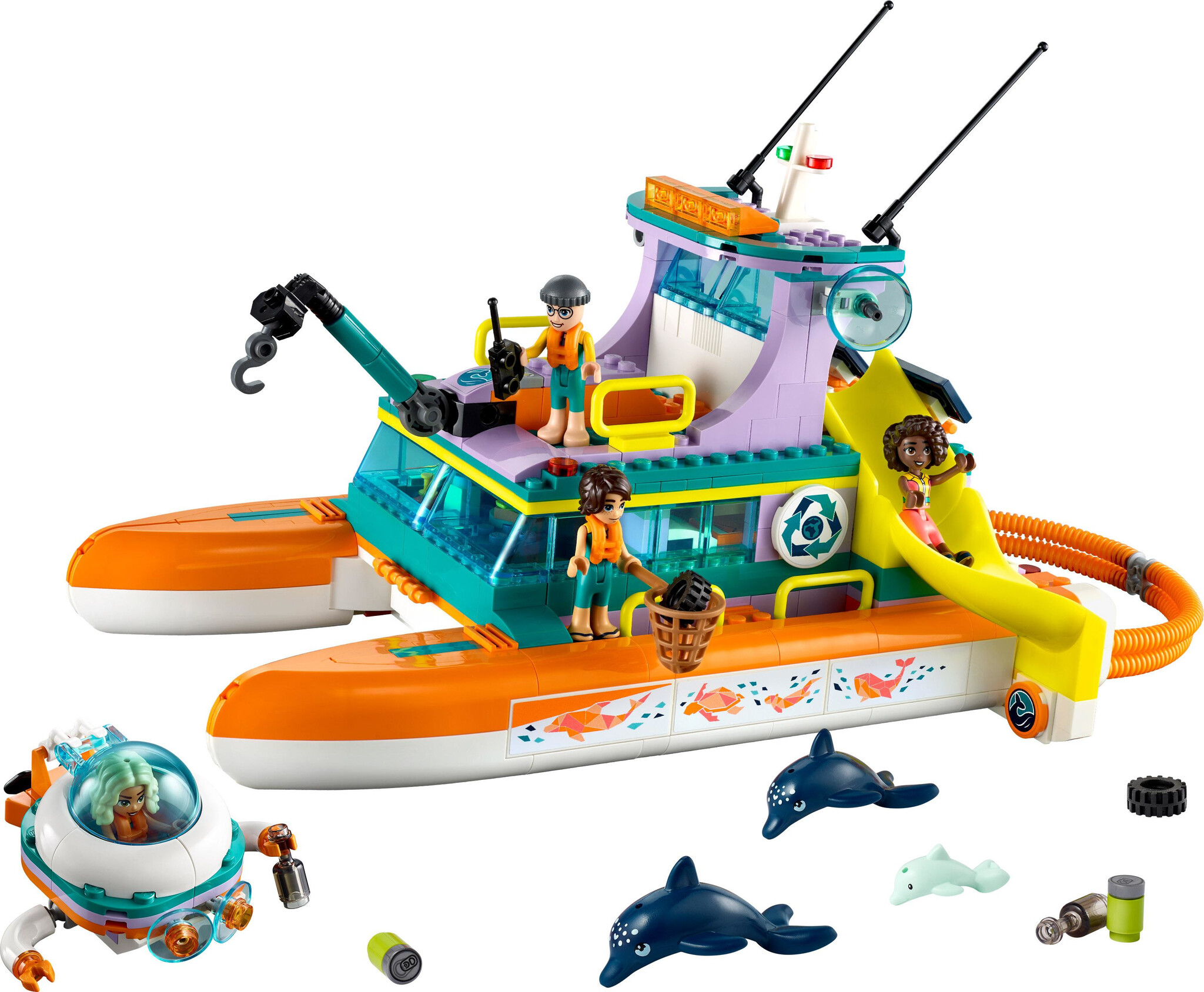 LEGO Friends Reddingsboot op zee - 41734 - Afbeelding 3