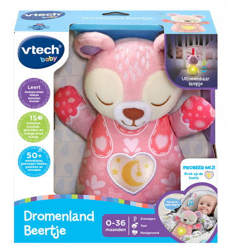 VTech Baby - Dromenland Beertje (roze) - Afbeelding 6
