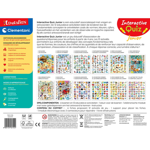 Education Clementoni - Interactieve Quiz Junior - Afbeelding 3