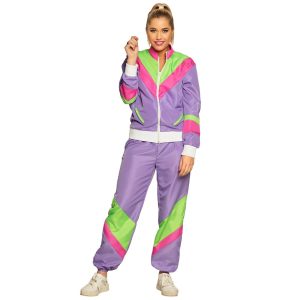Trainingspak Retro Babe (paars) – XL