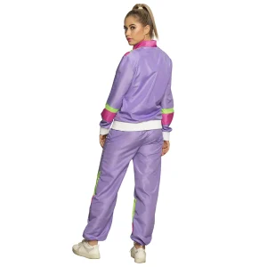Trainingspak Retro Babe (paars) – XL