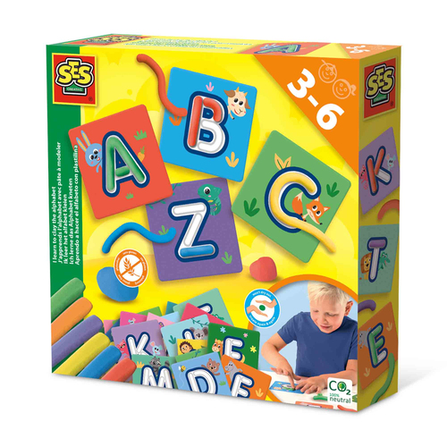 SES Creative - Ik leer het alfabet kleien