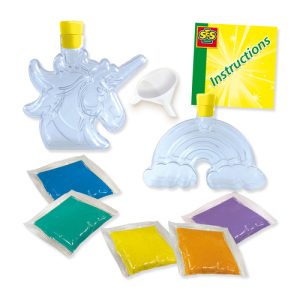 SES Creative – Galaxy Sand – Flesjes unicorn en regenboog