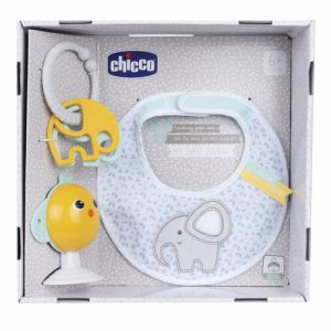 Chicco – My Sweet Doudou – Maaltijdset Olifant & Vriendjes