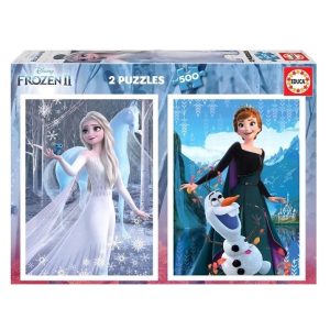 Educa Puzzel (2 x500st) – Disney Frozen