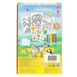 Tiger Tribe Colouring Set – Zoo