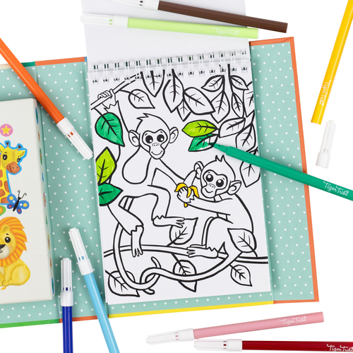 Tiger Tribe Colouring Set - Zoo - Afbeelding 6