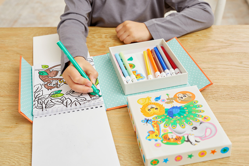 Tiger Tribe Colouring Set - Zoo - Afbeelding 7