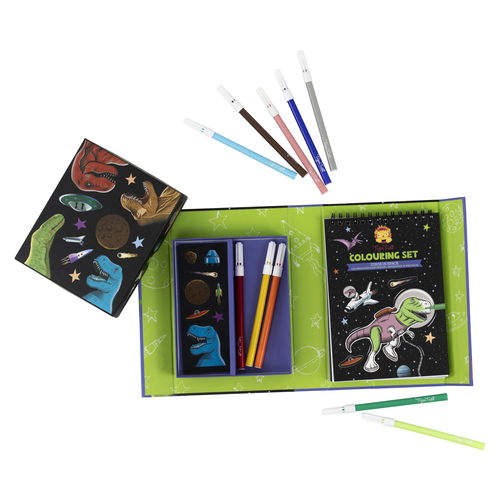 Tiger Tribe Colouring Set - Dinos in Space - Afbeelding 3