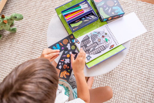 Tiger Tribe Colouring Set - Dinos in Space - Afbeelding 6