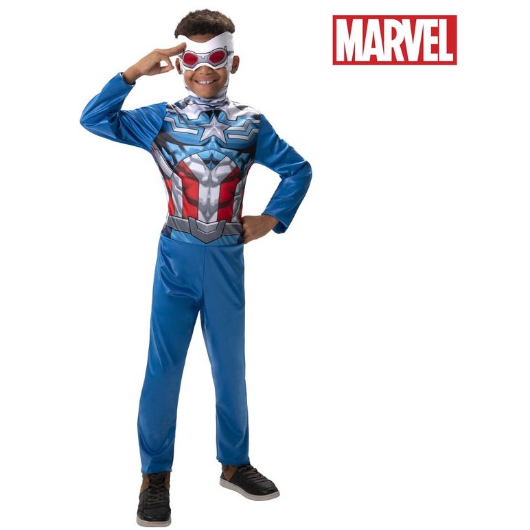 Marvel - Captain America kostuum kinderen (M/8-10 jaar)