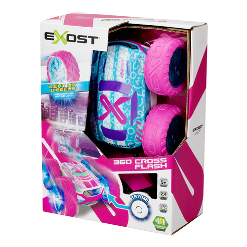 R/C Exost 360 Cross Flash Amazone. 5+. 1x3.7V oplaadbare Li-ion Incl + 2xLR - Afbeelding 3
