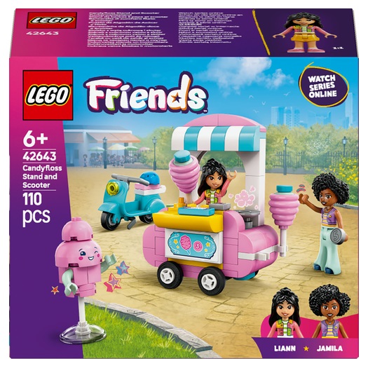 LEGO Friends - Suikerspinkraam en scooter