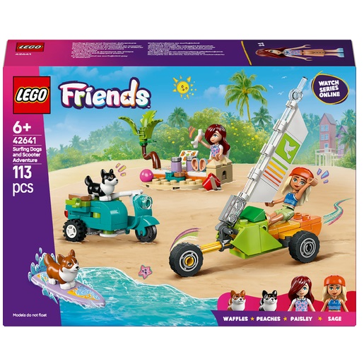 LEGO Friends - Surf- en scooterplezier met honden