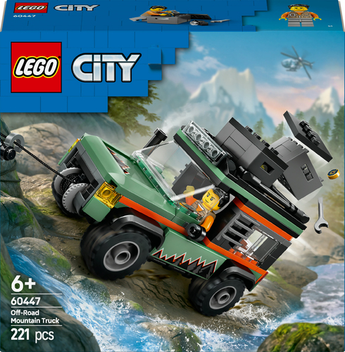 LEGO City - 4x4 terreinwagen voor in de bergen