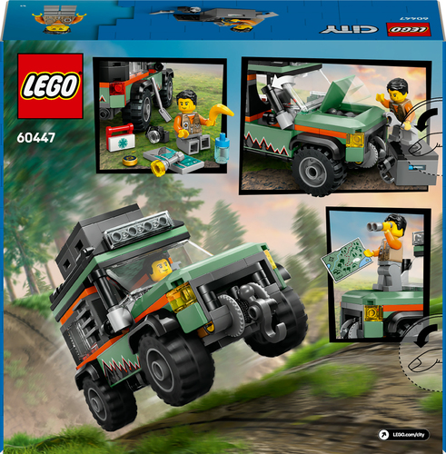 LEGO City - 4x4 terreinwagen voor in de bergen - Afbeelding 4