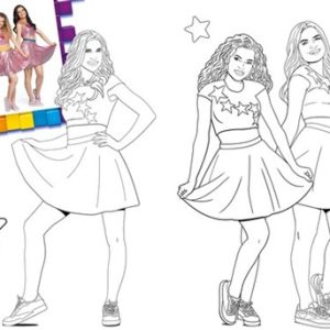 K3 Outfit kleurboek