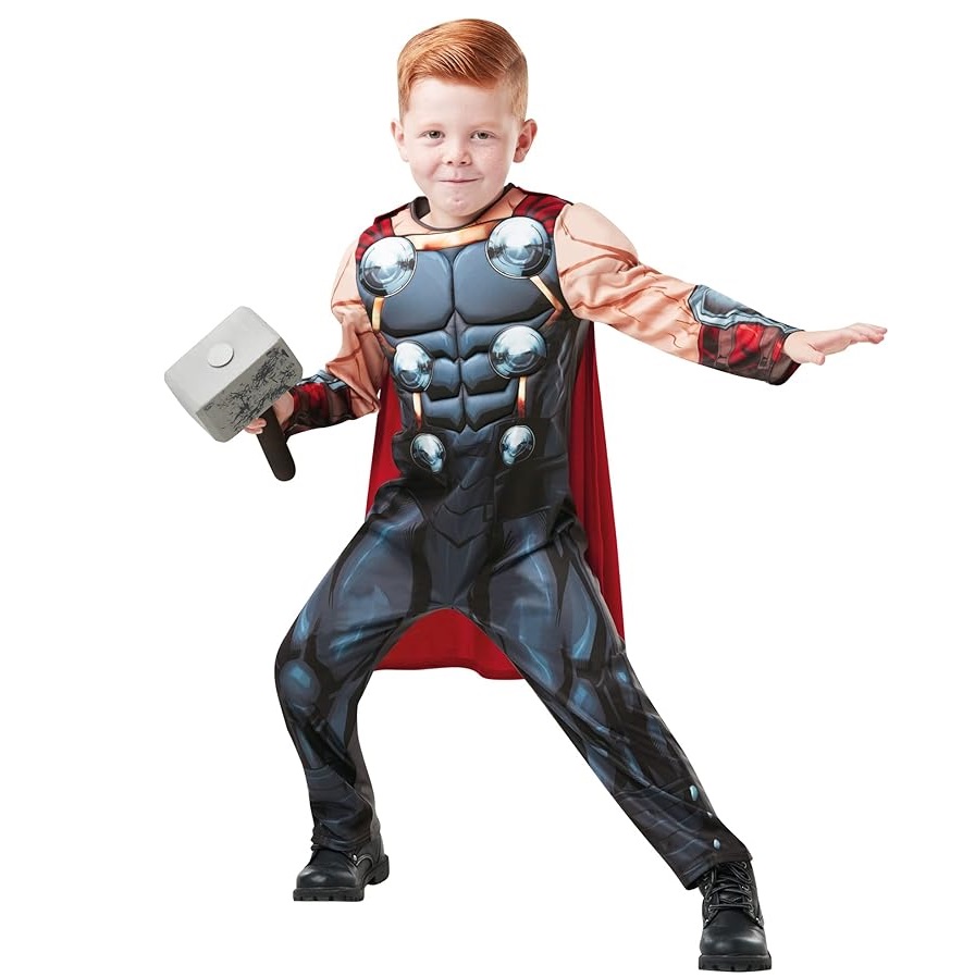 Marvel - Kostuum Thor kinderen - Maat 7 tot 8 jaar