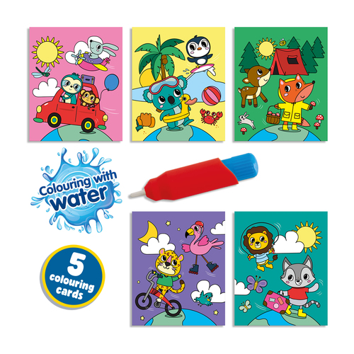 SES Creative - Kleuren met water Op reis - Afbeelding 2