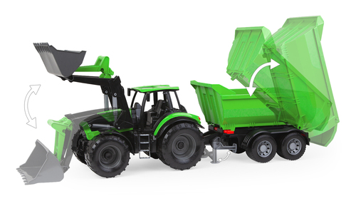 Lena WORXX Tractor Deutz Fahr Agrotron 7250 TTV met Aanhangwagen - Afbeelding 2