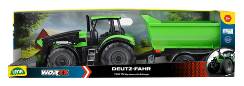 Lena WORXX Tractor Deutz Fahr Agrotron 7250 TTV met Aanhangwagen - Afbeelding 4