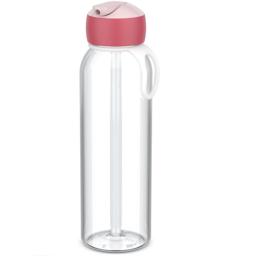 Waterfles flip-up campus 500ml - Cool Pink