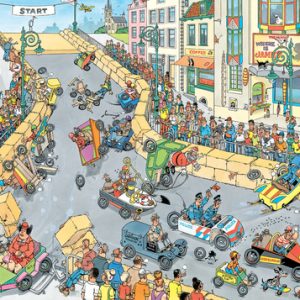 Jan van Haasteren – De Zeepkistenrace (1000 stukjes)