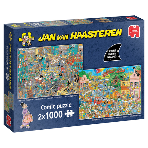 Jan van Haasteren - De Muziekwinkel & Vakantiekriebels (2x1000st)
