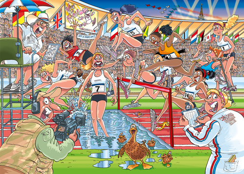 Wasgij Original 44 - Wasgij Zomerspelen! (1000st) - Afbeelding 4