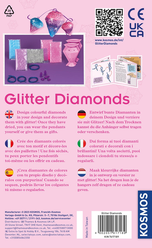 Kosmos Fun Science- Glitter Diamanten - Afbeelding 2