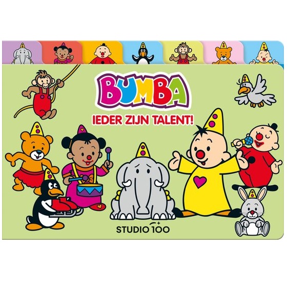 Bumba - Kartonboek Met Tabs "Ieder zijn Talent!"