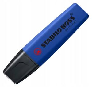 Stabilo boss nature colours wildflower blauw