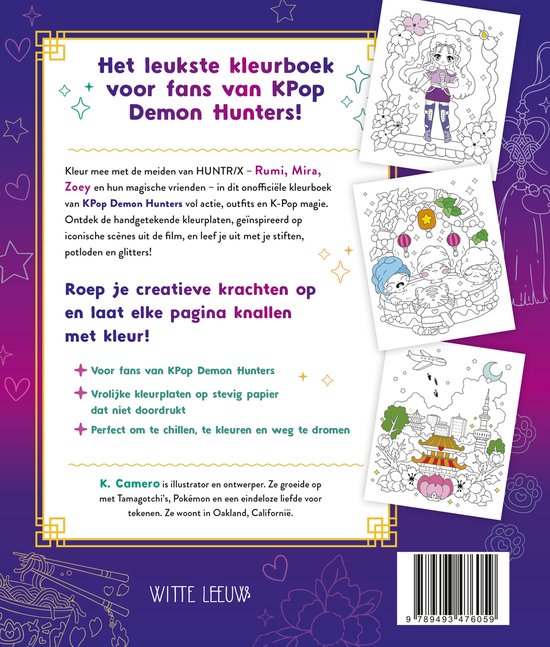 het leukste kleurboek Kpop demon hunters - Afbeelding 2