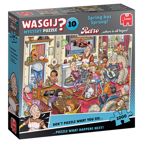 Wasgij Retro Mystery 10 - De Voorjaars - schoonmaak! (1000 stukjes)
