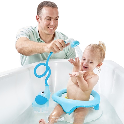 Yookidoo - Elephant Baby Shower- Blue and Deep Blue - Afbeelding 4